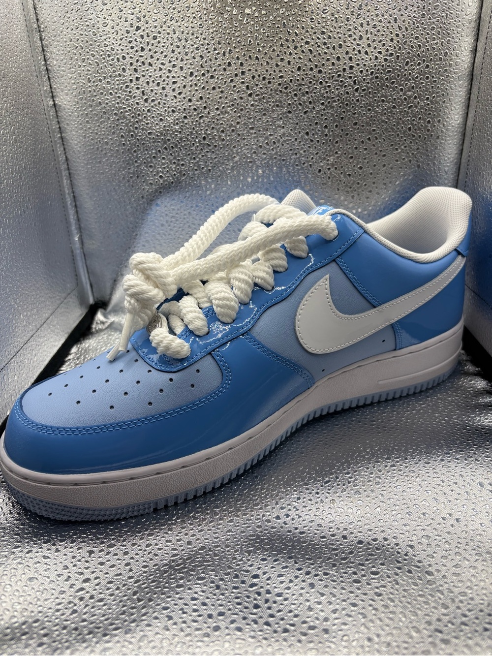 Nike Air Force 1 '07 LV8 Physic Blue/White SZ 11.5